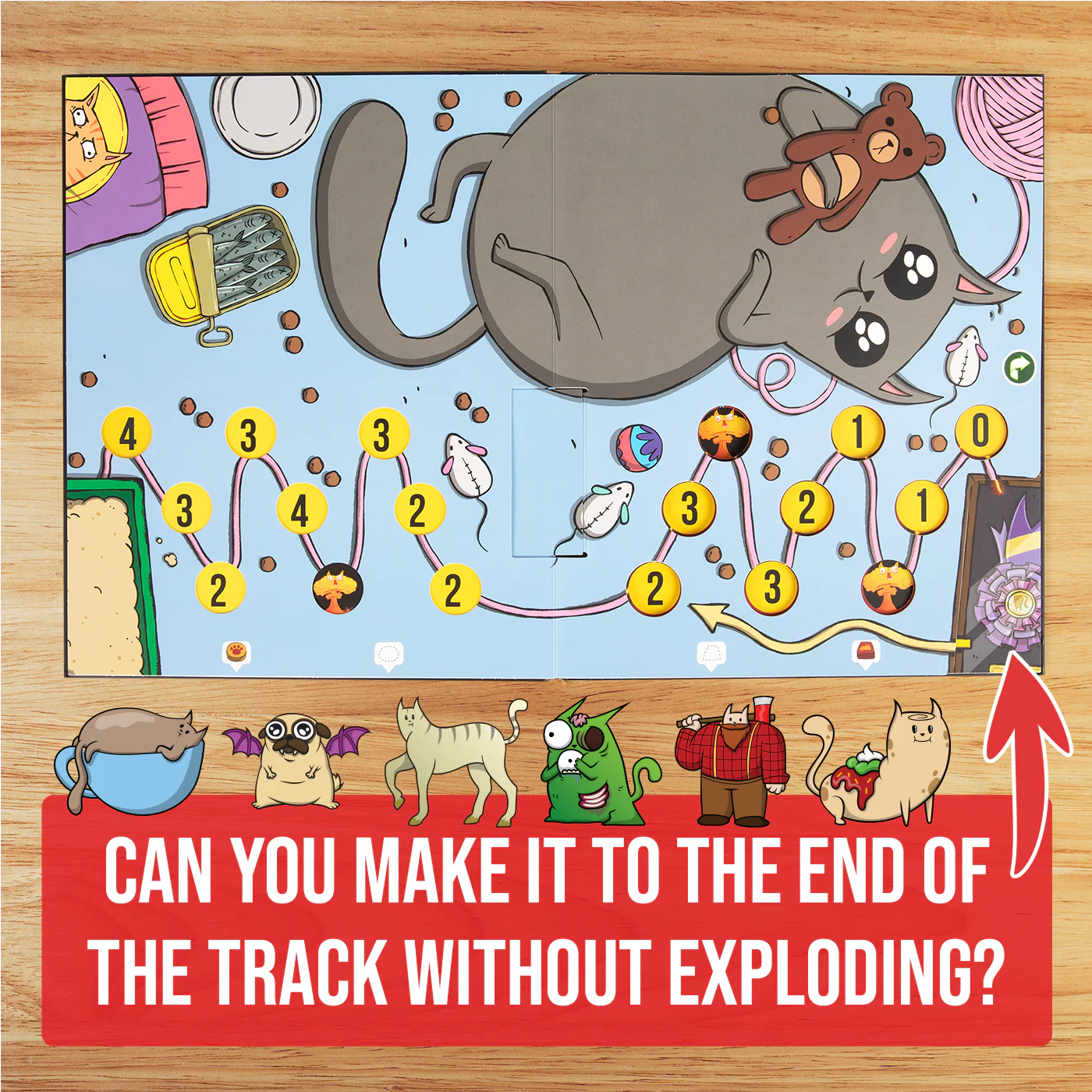 Exploding Kittens: The Board Game (Super Fan Edition) - Image 3