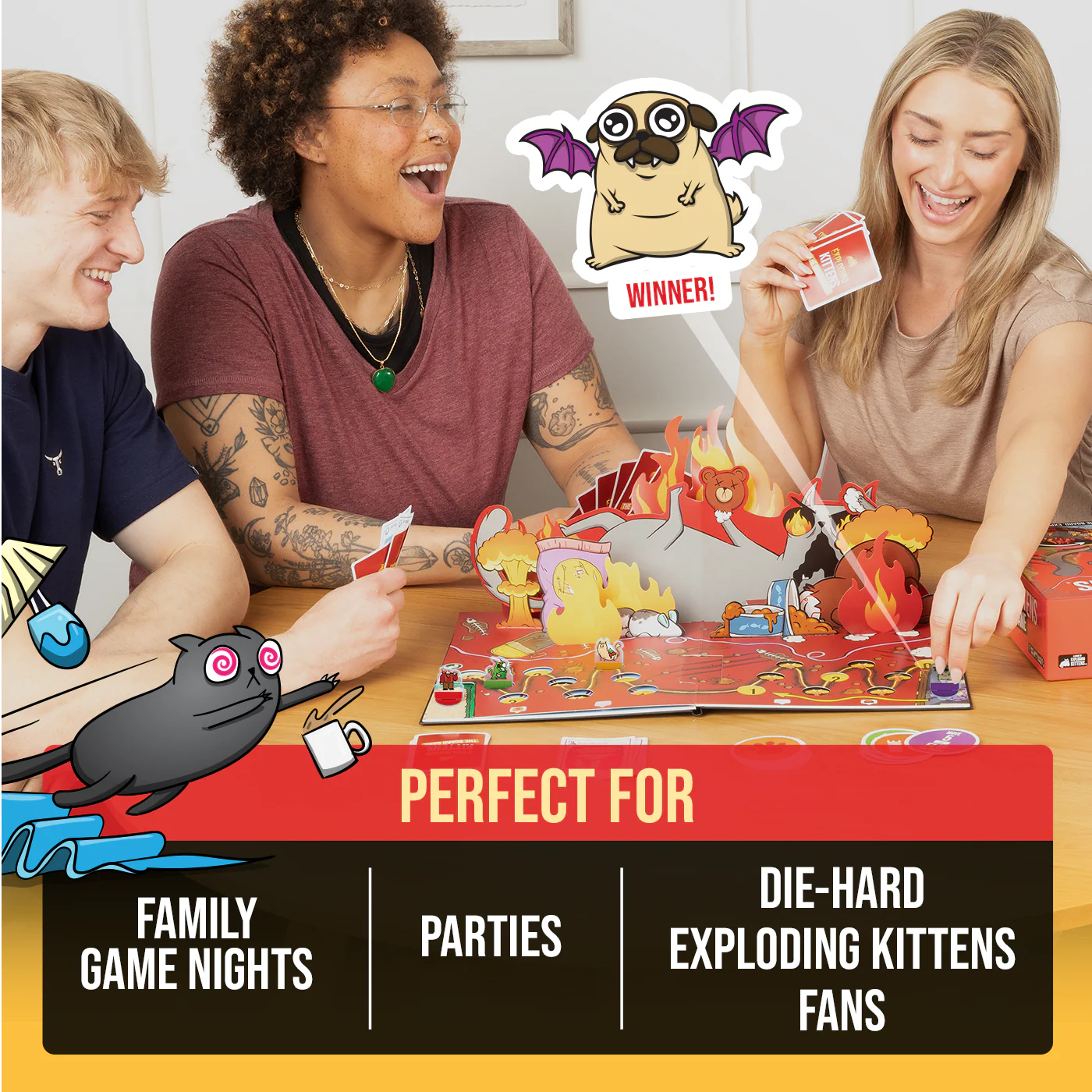 Exploding Kittens: The Board Game (Super Fan Edition) - Image 6