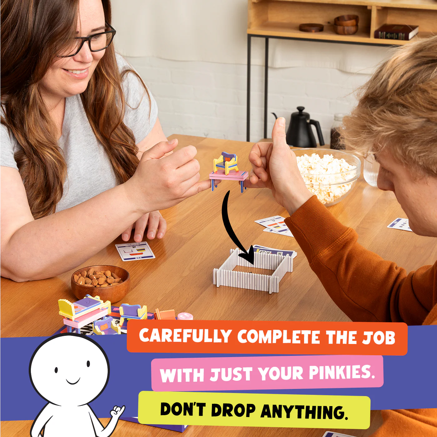 Giants Moving Tiny Furniture - Image 4