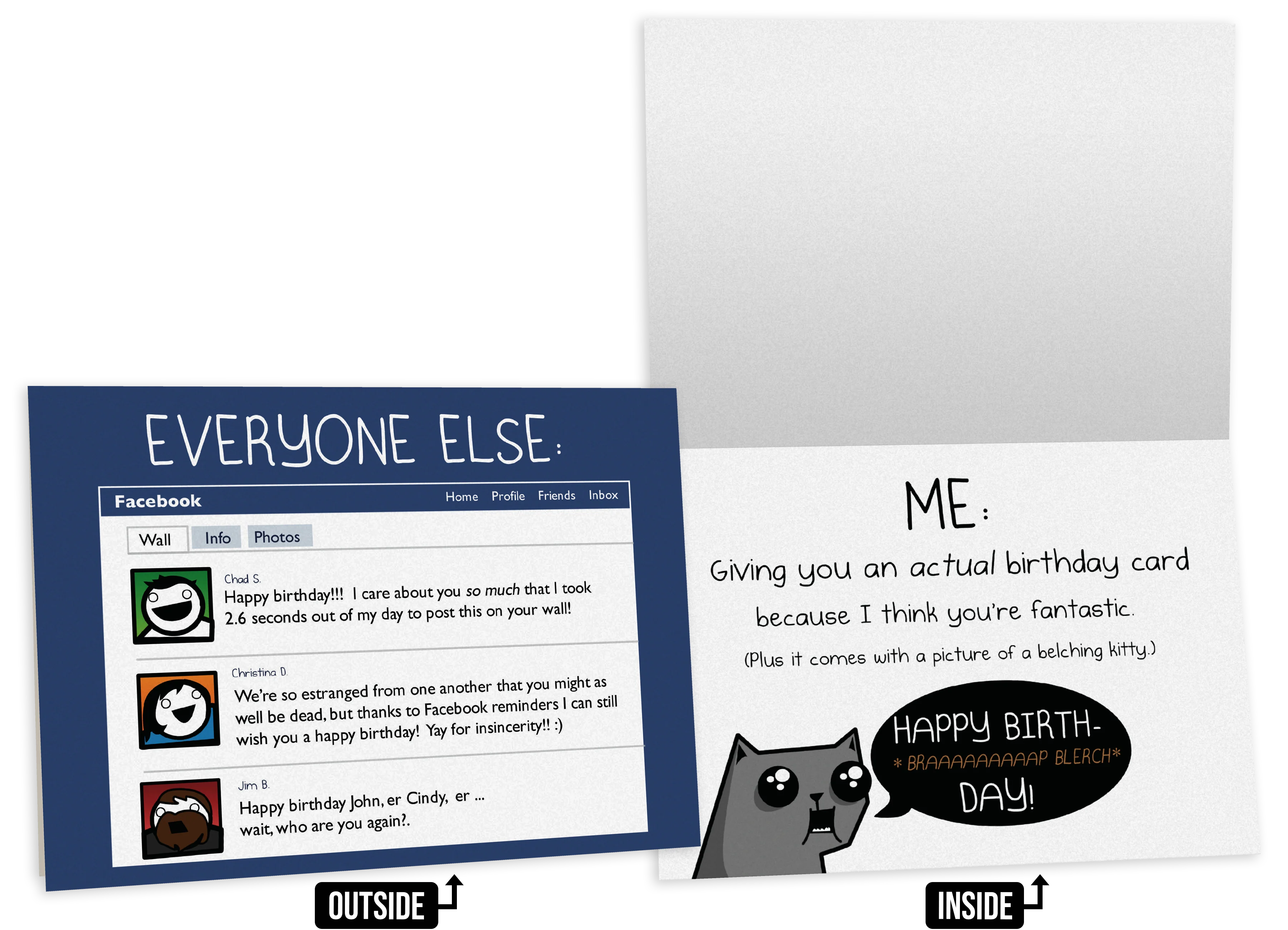 NSFW Birthday Greeting Card Bundle - 4 pack - Image 3