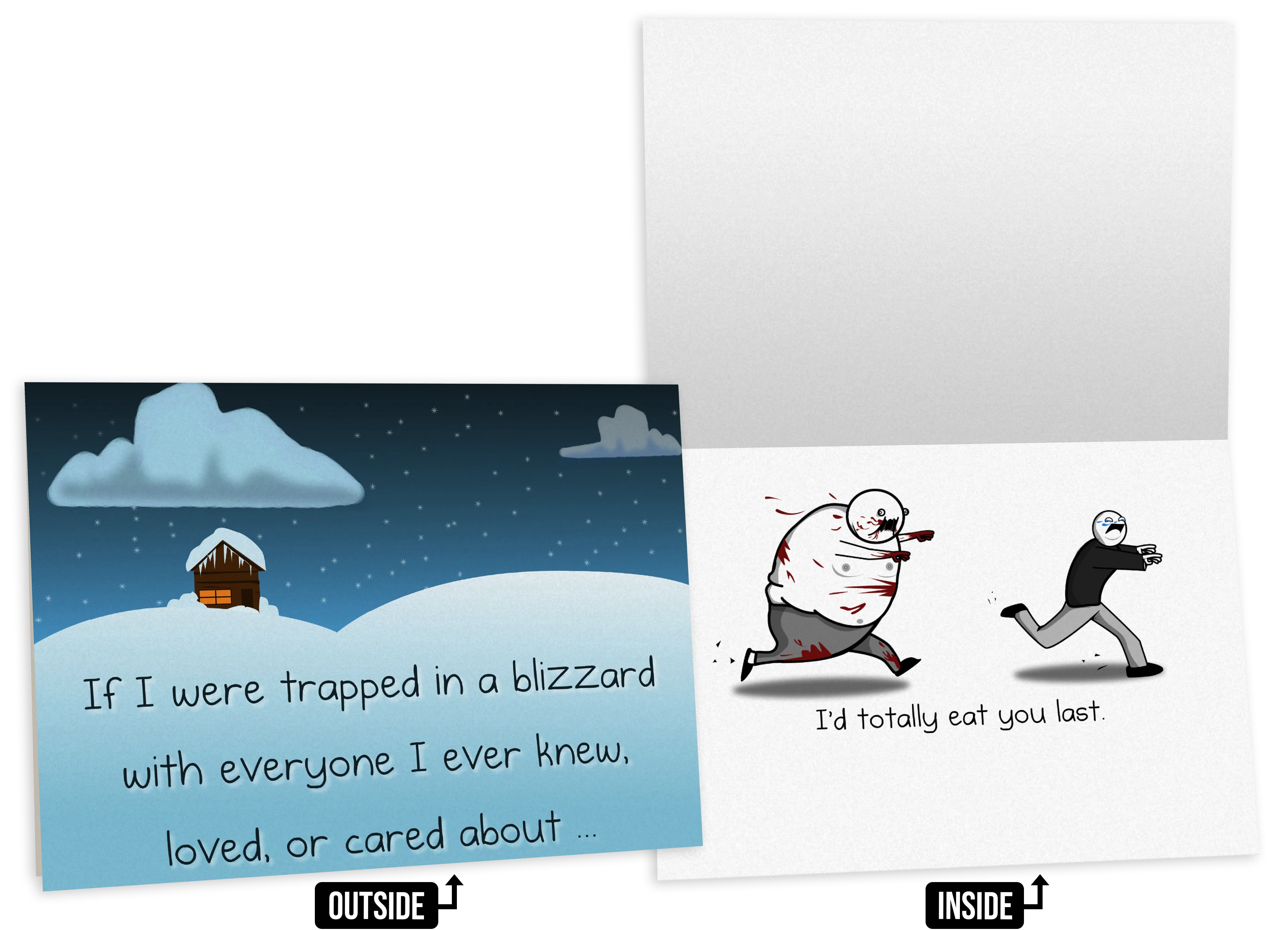 NSFW Holiday Greeting Card Bundle - 4 pack - Image 4